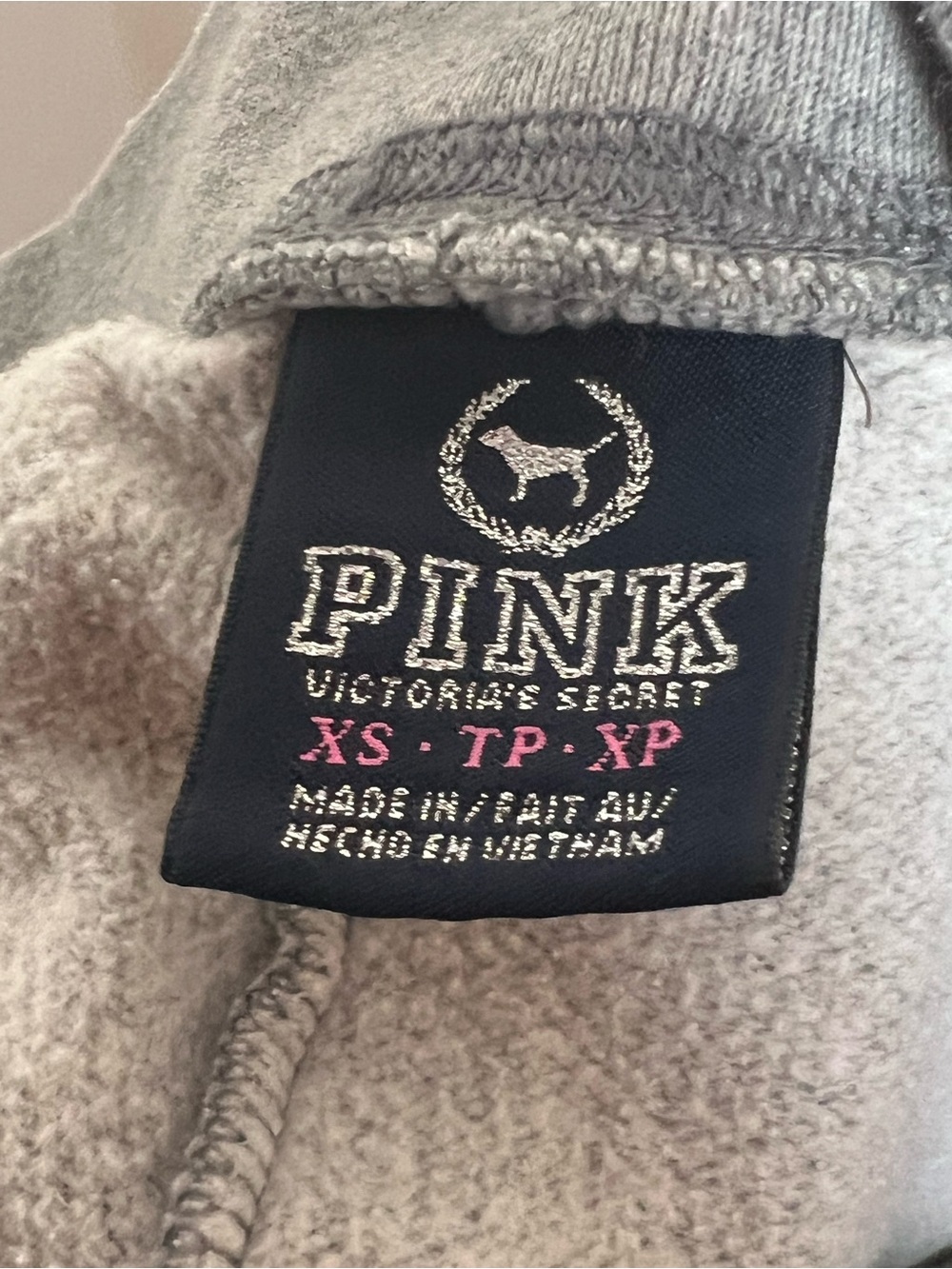 PINK Victoria'a Secret Gray Wide Leg Sweatpants - Picture 5 of 6